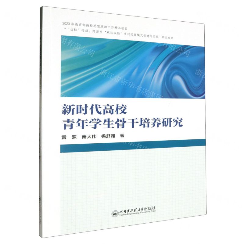 【N】新时代高校青年学生骨干培养研究-9787566141019