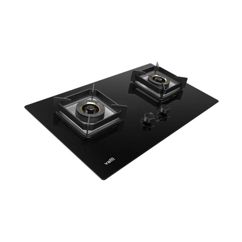华帝(vatti)5.0KW火力燃气灶i10081B天然气 单灶具双眼灶厨房家用嵌入式可定时功能自动熄火保图片