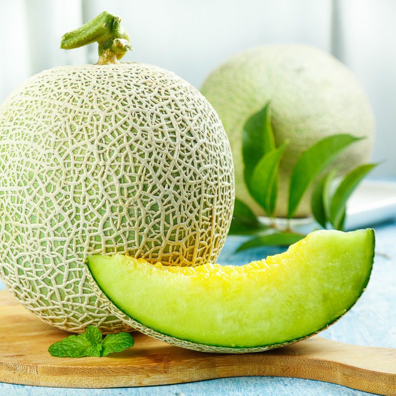 [熊猫鸟]新鲜玫珑瓜 带箱9斤装 3-6个 箱装 当季热卖 新鲜水果 甜蜜多汁高清大图