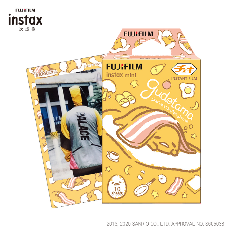 富士(FUJIFILM)INSTAX 拍立得相纸 mini懒蛋蛋相纸 mini系列相机通用快显胶片相纸(10张)