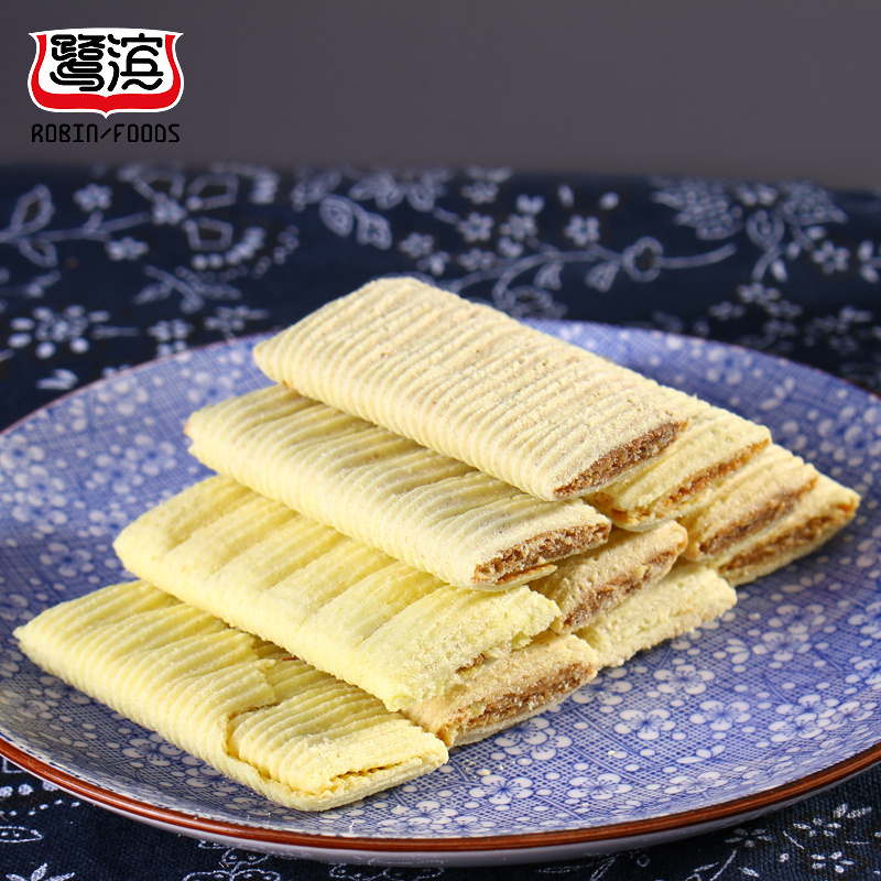 鹭滨 零食饼干 蛋花酥芝香味227g袋装(休闲小零嘴闽南风味)
