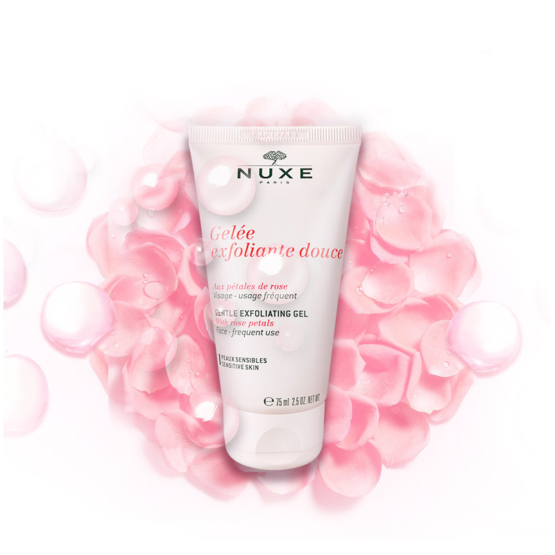 Nuxe 欧树玫瑰花瓣去角质磨砂凝胶75ml 支去角质去黑头深层清洁任何肤质通用图片 高清实拍大图 苏宁易购