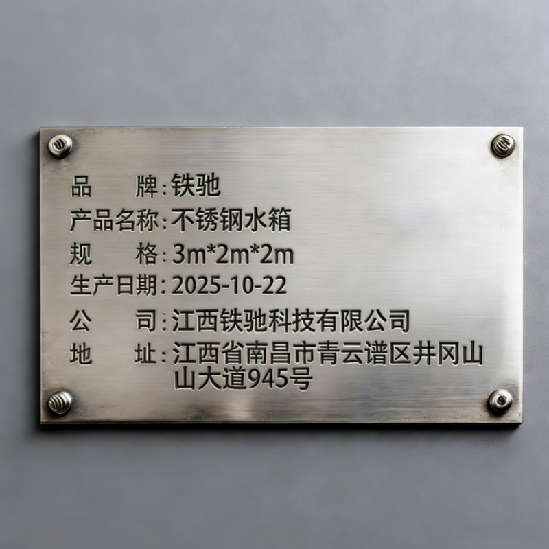 铁驰 不锈钢水箱 3m*2m*2m高清大图