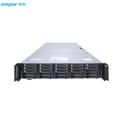 浪潮(INSPUR)服务器NF5270M5(4210*2/ 64G DDR4/2G缓存RAID卡/1000M*2/双电)