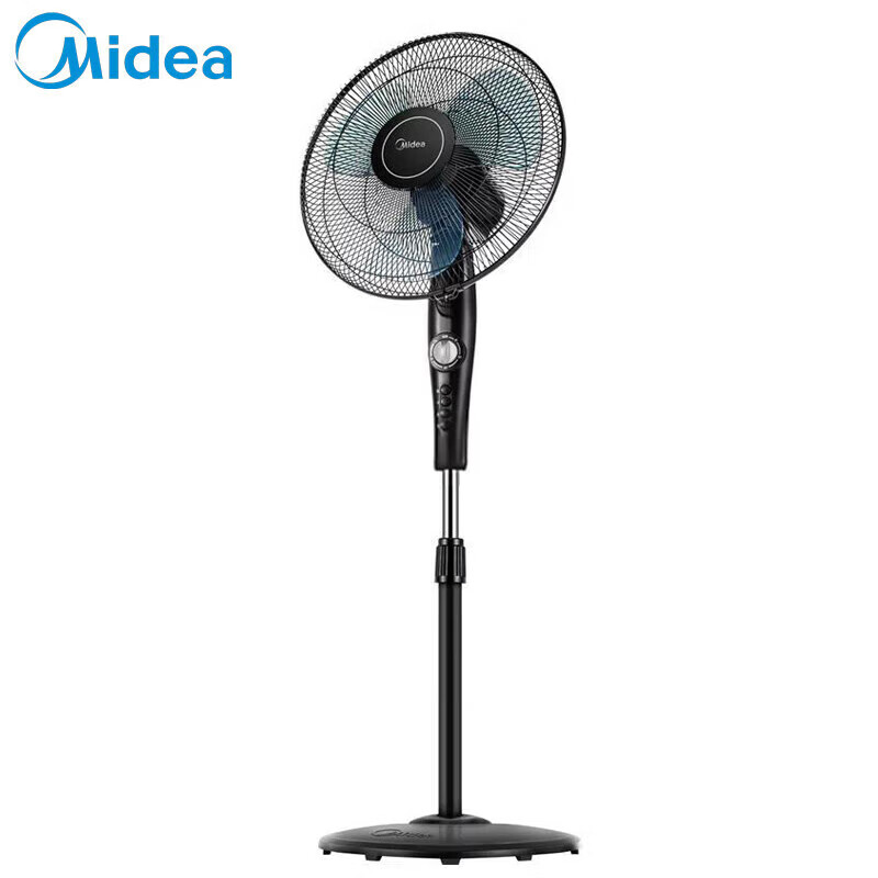 美的(Midea) 落地电风扇可升降定时400mm家用落地扇三叶强风扇立式16吋风扇FSA40YF