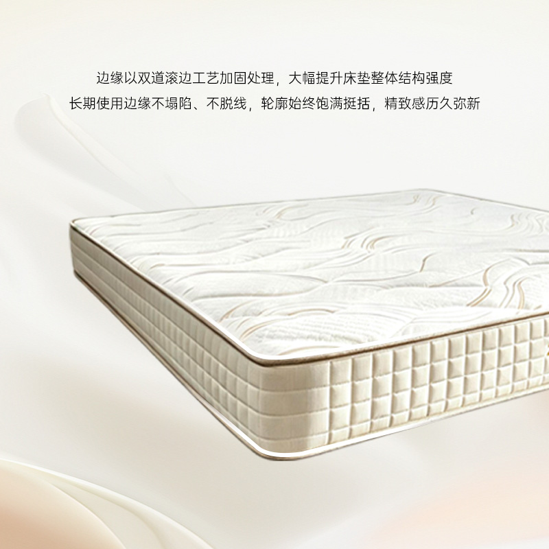 左右弹簧床垫2000*1800*230mm软硬适中独立弹簧支撑透气舒适无需安装卧室家居优选高清大图