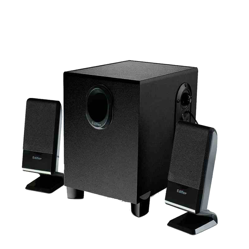 EDIFIER/漫步者 R101V笔记本电脑音响家用台式迷你小音箱重低音炮 黑色 黑色