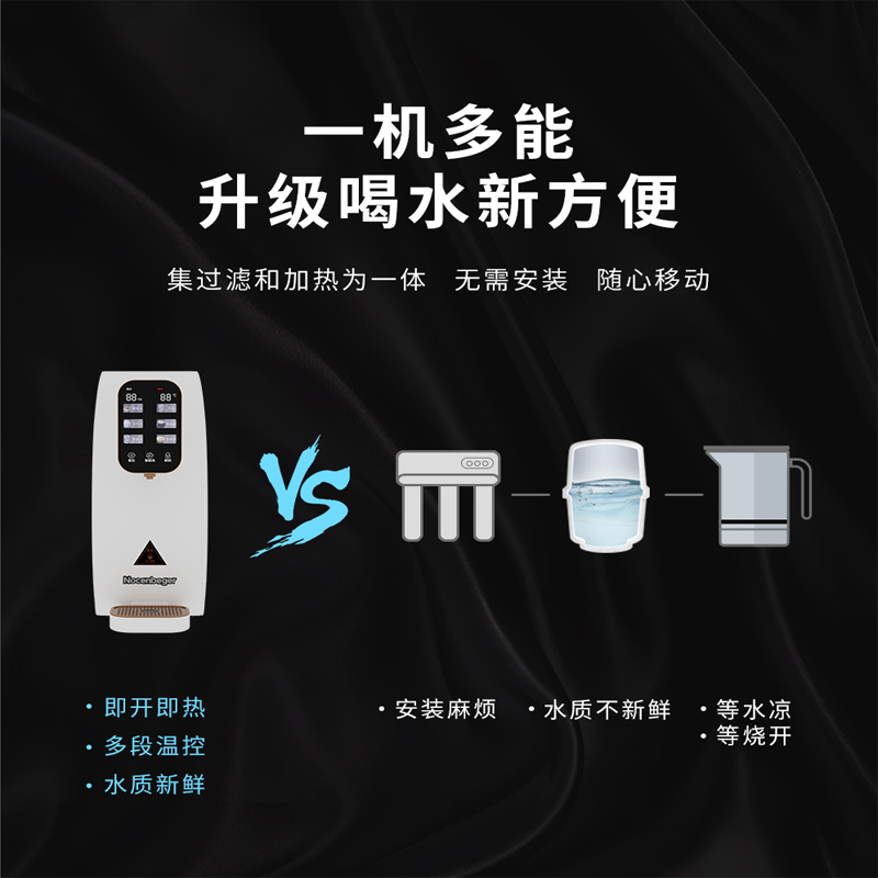 Nocenbeger诺森柏格净水器家用净饮速热一体台式反渗透饮水机T8高清大图