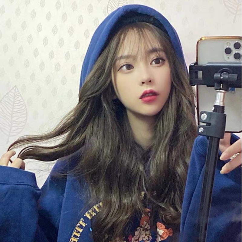 图书>期刊/杂志>男士>图书其它>假发女空气刘海整顶假发套长卷发逼真