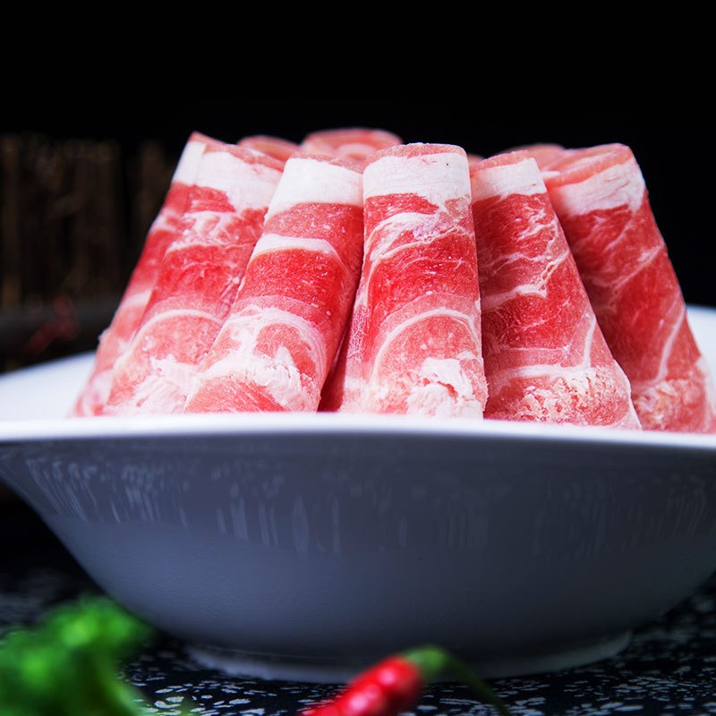 新西兰羊排肉片 150g 羊肉卷微调理 /羊肉片 火锅食材