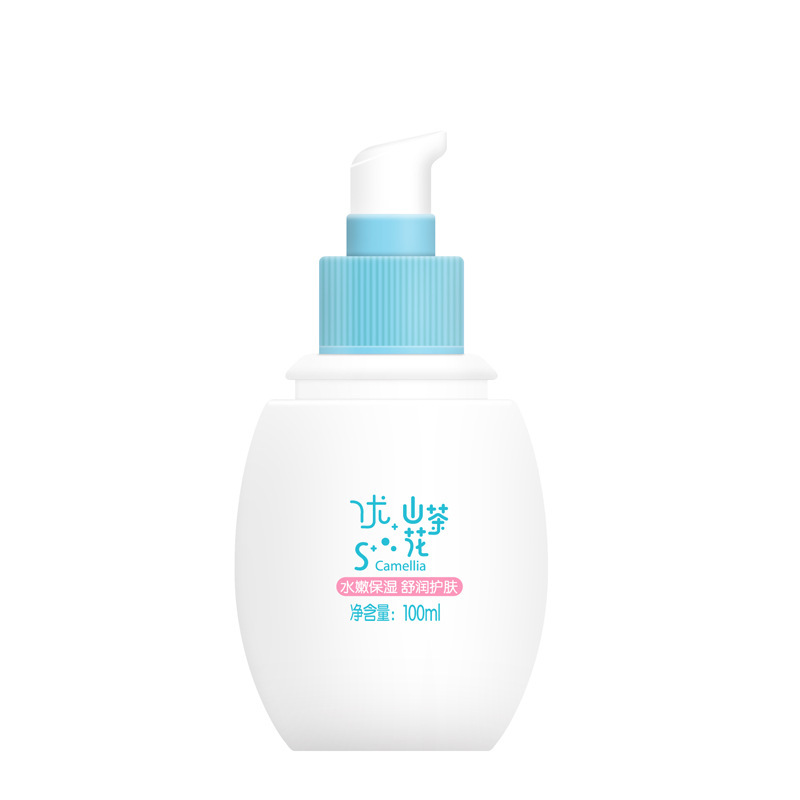 小浣熊山茶花婴儿润肤乳100ml 儿童护肤霜乳