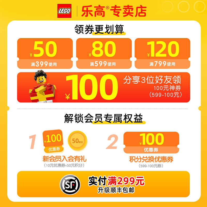 乐高LEGO积木拼装玩具Speed赛车汽车模型儿童男孩子收藏系列 迈凯伦塞纳75892[7+岁 219粒]