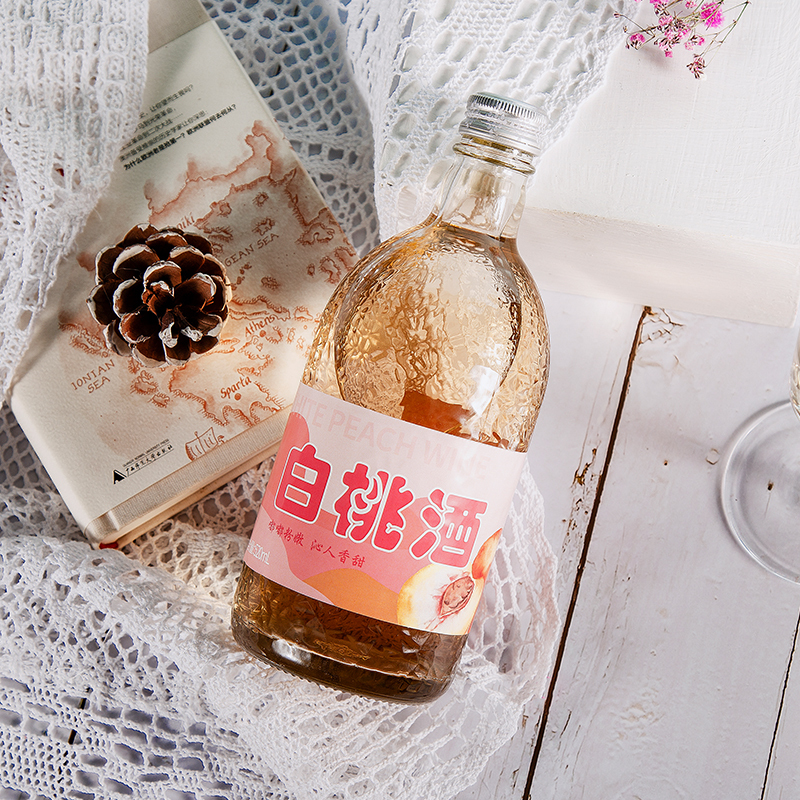 苏州好风光 石鼓墩荔枝水果酒 女士低度白桃甜酒高颜值微醺百香果