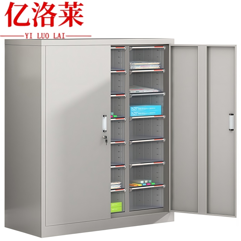 亿洛莱 有门文件柜 21抽 台高清大图