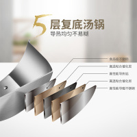 苏泊尔(SUPOR) IM06-220 电磁炉超猛火 电磁炉 操作方便 榉木手柄 触控式 黑色微晶面板电磁炉