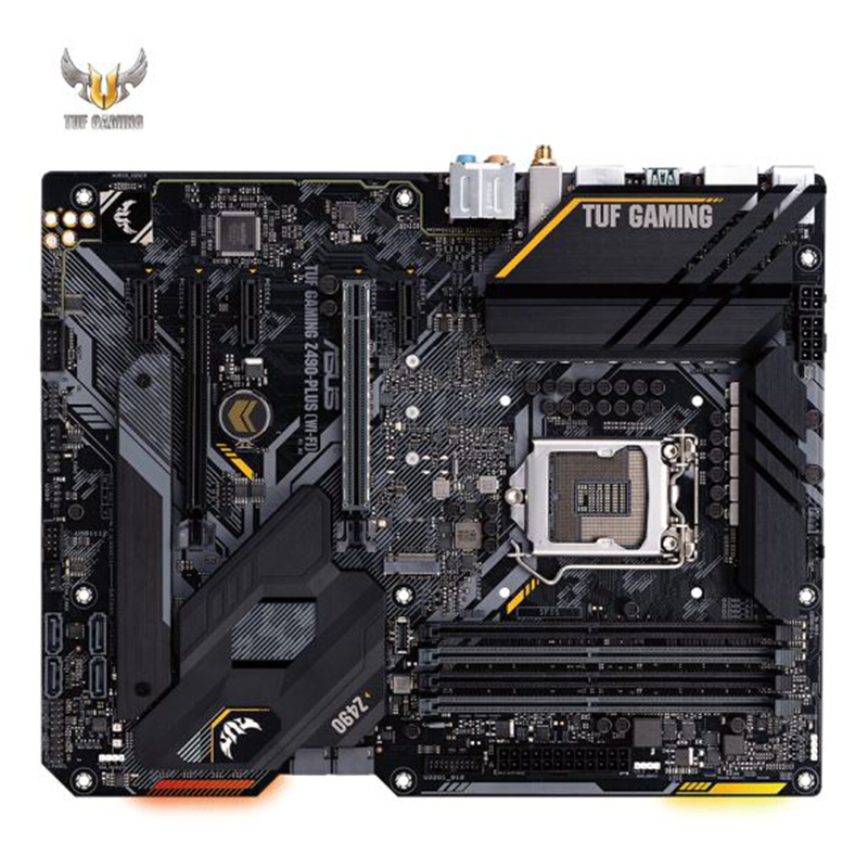 华硕(ASUS)TUF GAMING Z490-PLUS (WI-FI) 电竞特工主板 支持 CPU 10900K/10700K(Intel Z490/LGA 1200)