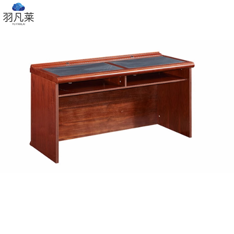 两人位主席台桌会议桌 1400*600*760mm 张高清大图