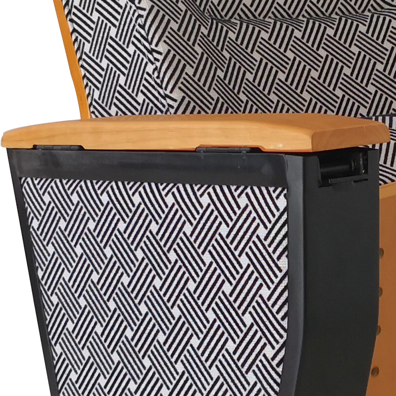 臻远 ZY-LTY-66 礼堂椅剧院椅会议室椅子灰色不带前写字板单人位高清大图