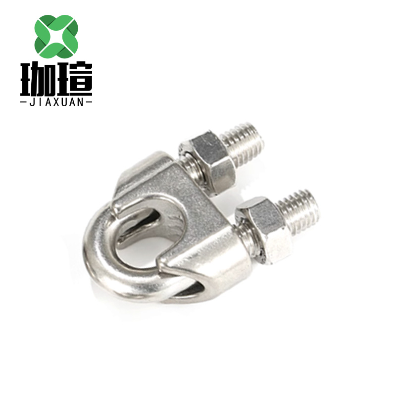 珈瑄 不锈钢钢丝绳夹头 单位:个高清大图