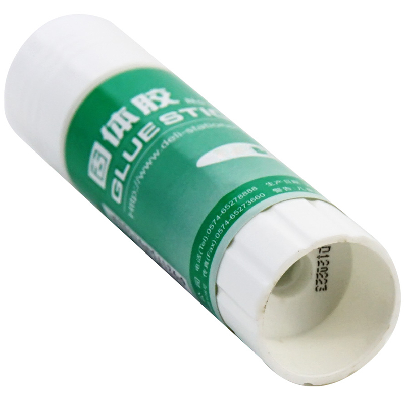 得力(deli)36g高粘度PVA固体胶水/胶棒 速干耐用可水洗胶棒 12支/盒 7103高清大图