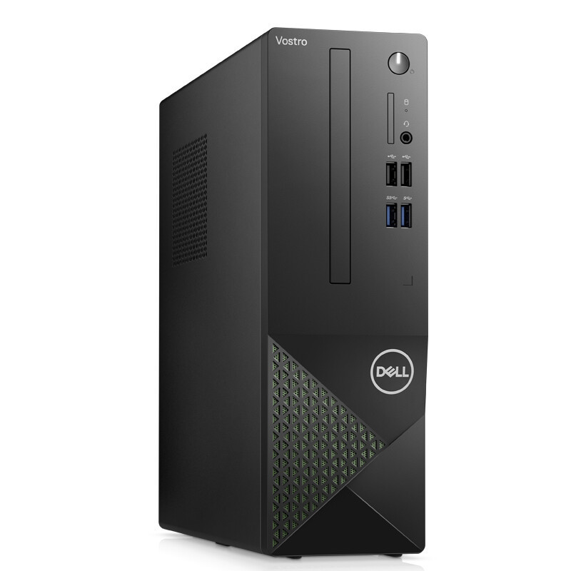 戴尔dell成就3710办公电脑 商用台式机小机箱电脑主机(i3-12100 16G 512G固态 ) 集成 WIN11+21.5显示器 定制
