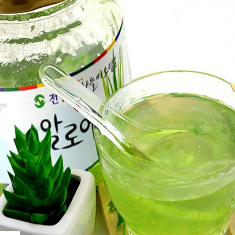 韩国进口 全南 蜂蜜芦荟茶550g 含丰富芦荟果肉 冲饮果酱 冷热皆可 包装升级新旧包装随机发货