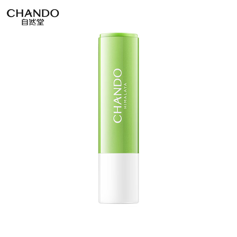 自然堂(CHANDO) 自然堂茶萃润纹小绿管护唇膏 3g 1支