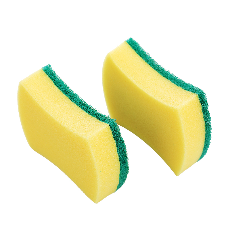 茶花清洁套装6件套(海绵百洁布(2片装)/含砂百洁布(2片装)/大颗粒钢丝球(2个装))高清大图