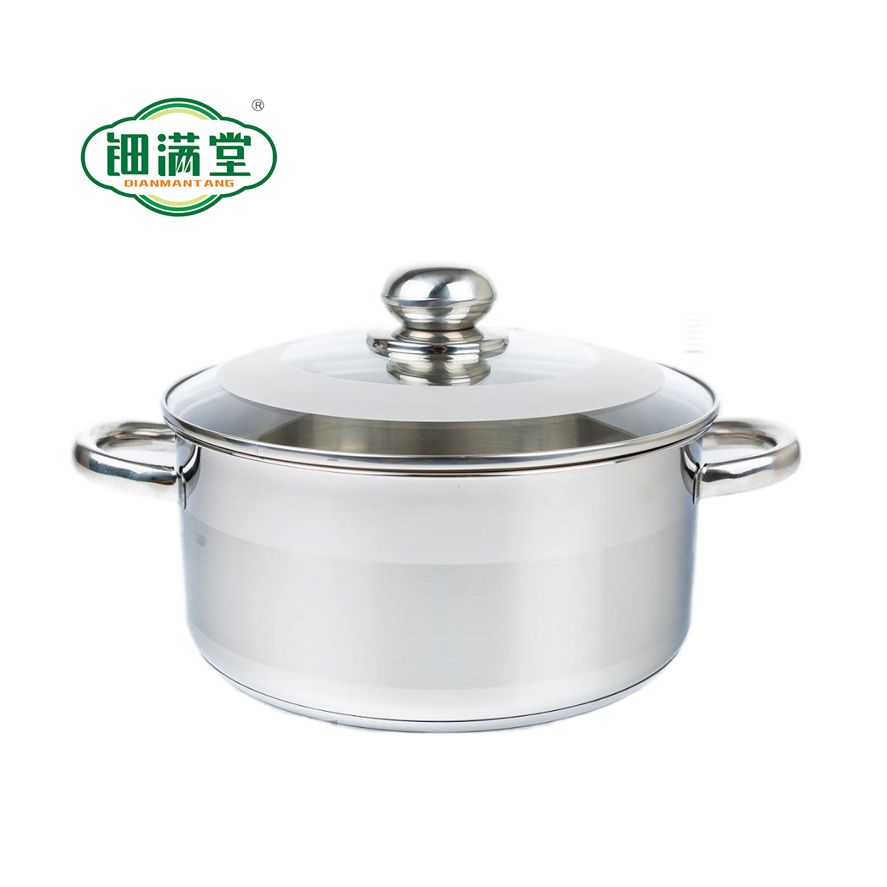 钿满堂不锈钢汤锅T003/个高清大图