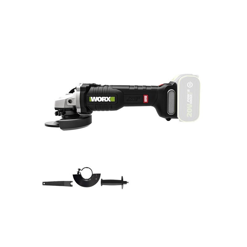 威克士worx20v无刷100mm角磨机裸机视频