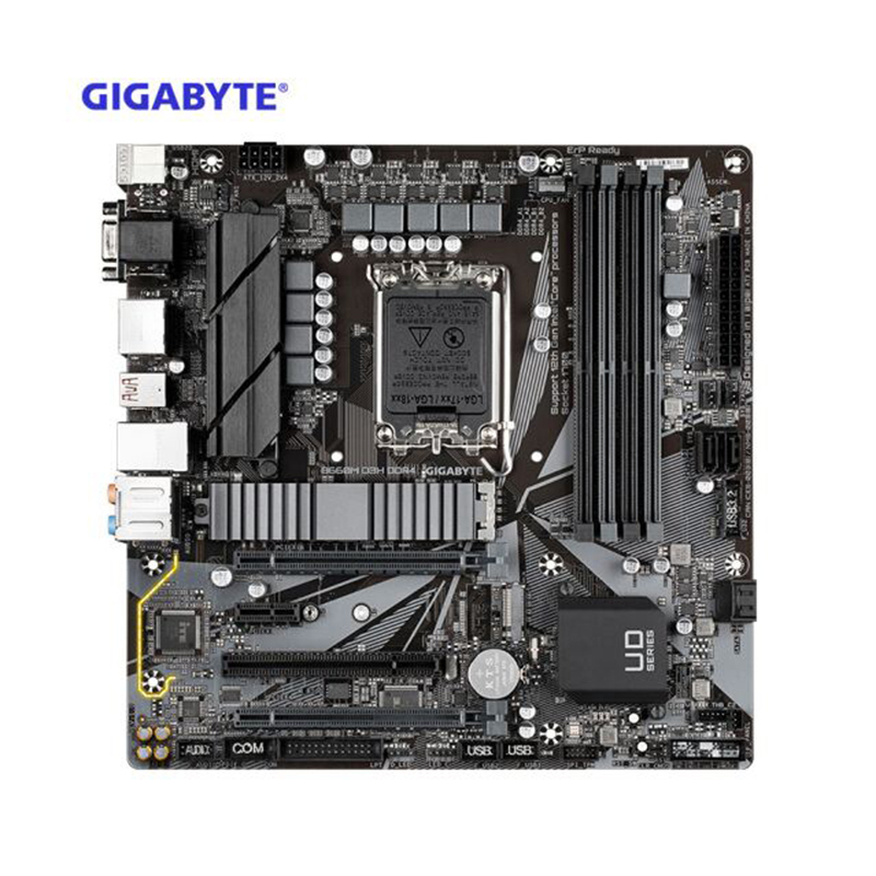 技嘉b660md3hddr4主板支持cpu12代酷睿12400fintelb660lga1700