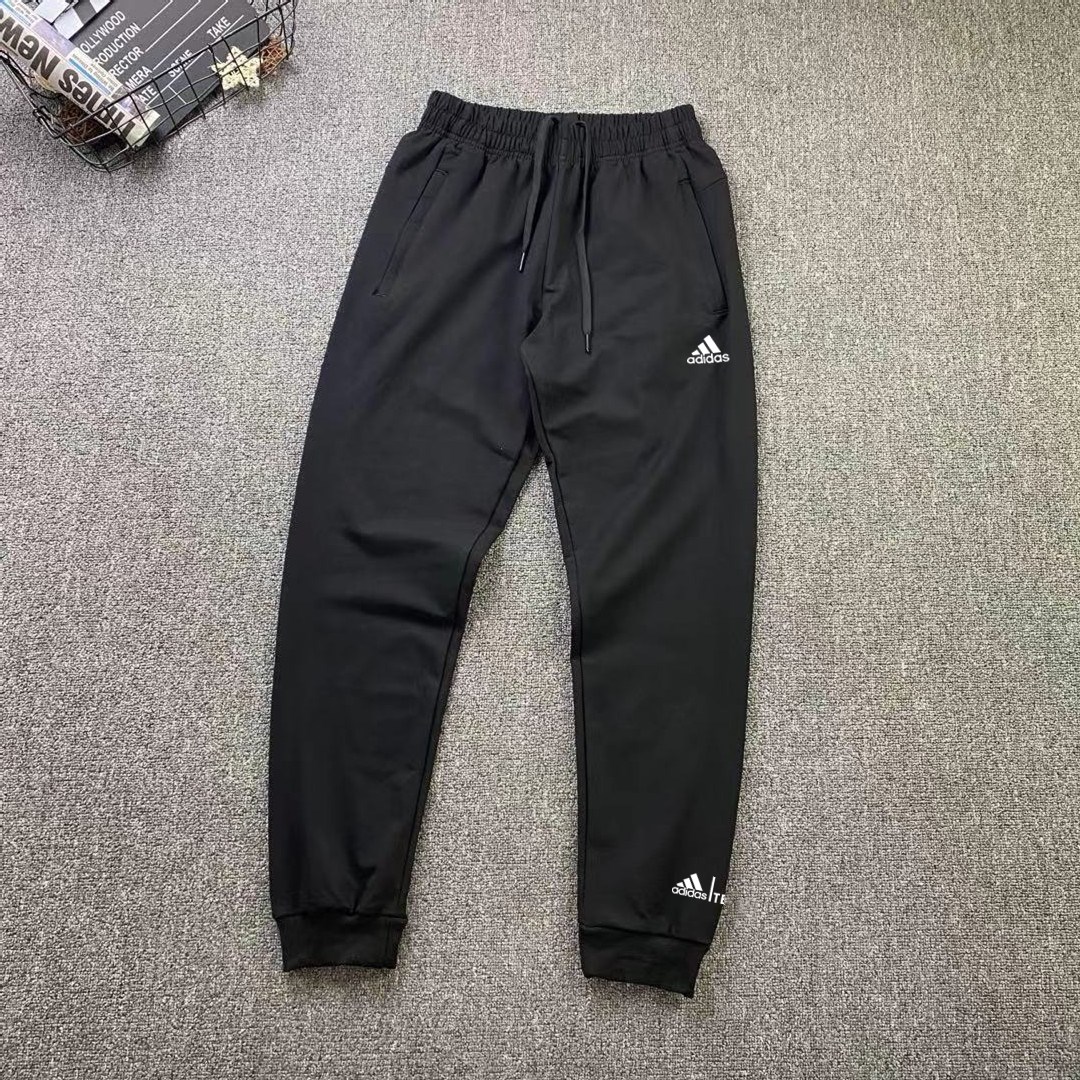 adidas阿迪达斯跑步长裤男新款休闲裤子透气运动裤宽松休闲运动长裤