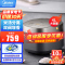 美的(Midea)智能多功能电饭煲锅双阀微压力IH大火力电磁发热钛金鼎釜内胆预约可拆内盖EFB4012HL(线下同款)