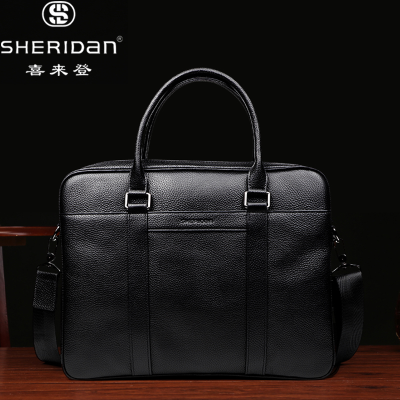喜来登SHERIDAN 男士单肩手提公文包NL220836S高清大图