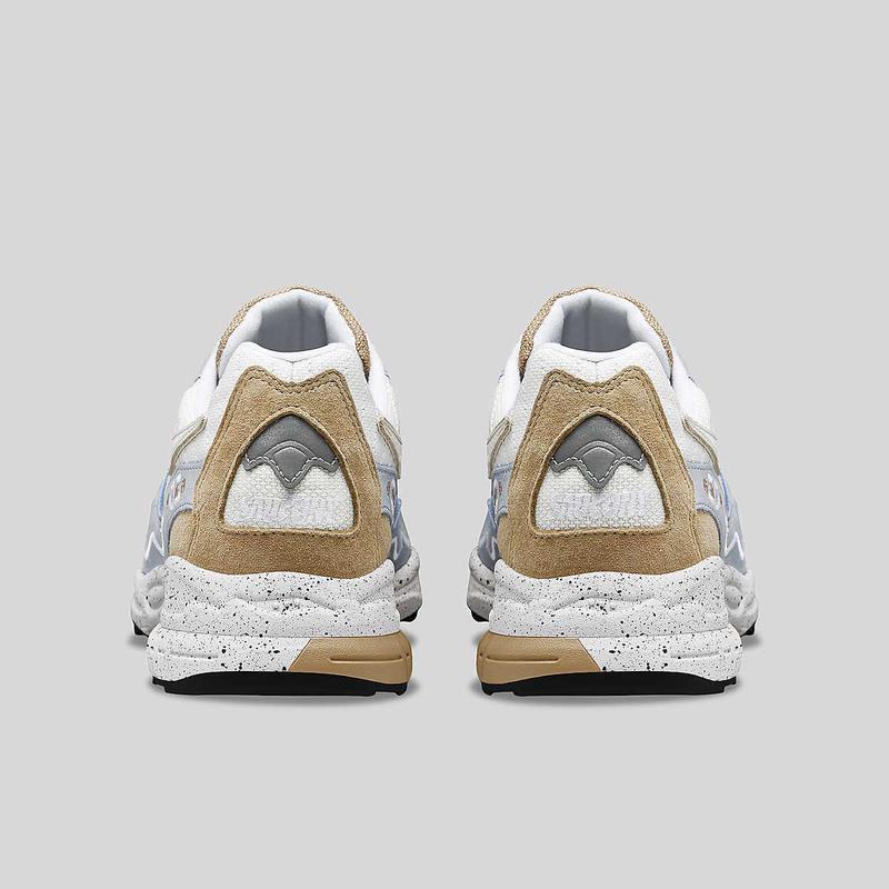 索康尼(SAUCONY)女款休闲鞋3D网格飓风复古高档皮革拼接舒适潮流