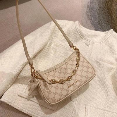 miocra koly 白色海岸 腋下小包包女夏季2021新款百搭单肩斜挎包 米