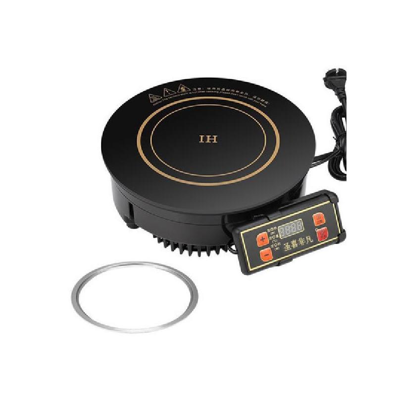 小火锅电磁炉圆形商用嵌入式小型迷你800w单人一人一锅宿舍电池炉