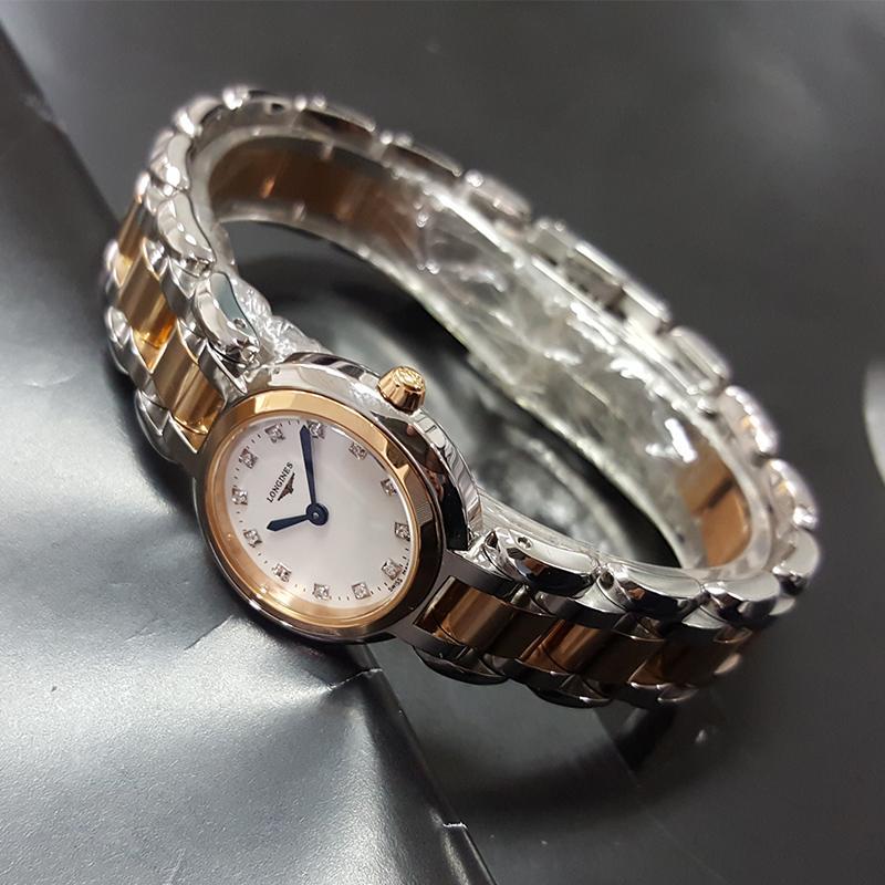 longines浪琴心月系列间金石英女表l81095876