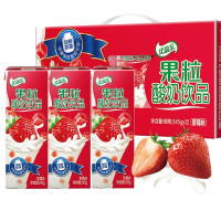 伊利 优酸乳果粒酸奶草莓味245g*12盒[9月]