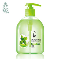 六神清爽洗手液绿茶)500ml