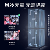 海尔(Haier)双门冰箱风冷无霜两门190升家用双开门式冷藏冷冻冰箱保鲜省电二级能效宿舍炫彩金BCD-190WDPT