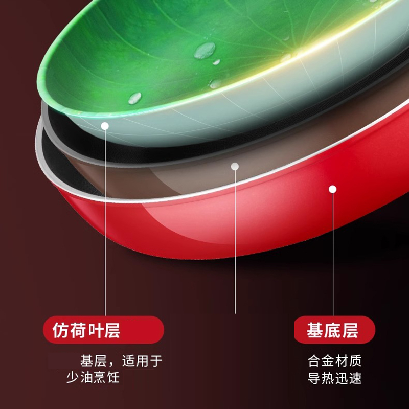 爱仕达(ASD)平底锅家用煎蛋烙饼牛排锅具电磁炉燃气灶通适用煎锅