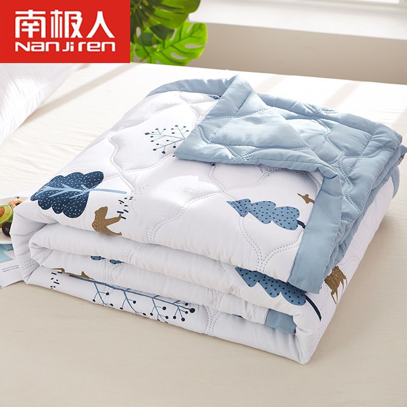 夏凉被双人空调被水洗棉被子学生单人夏季宿舍春秋被薄夏被高清大图