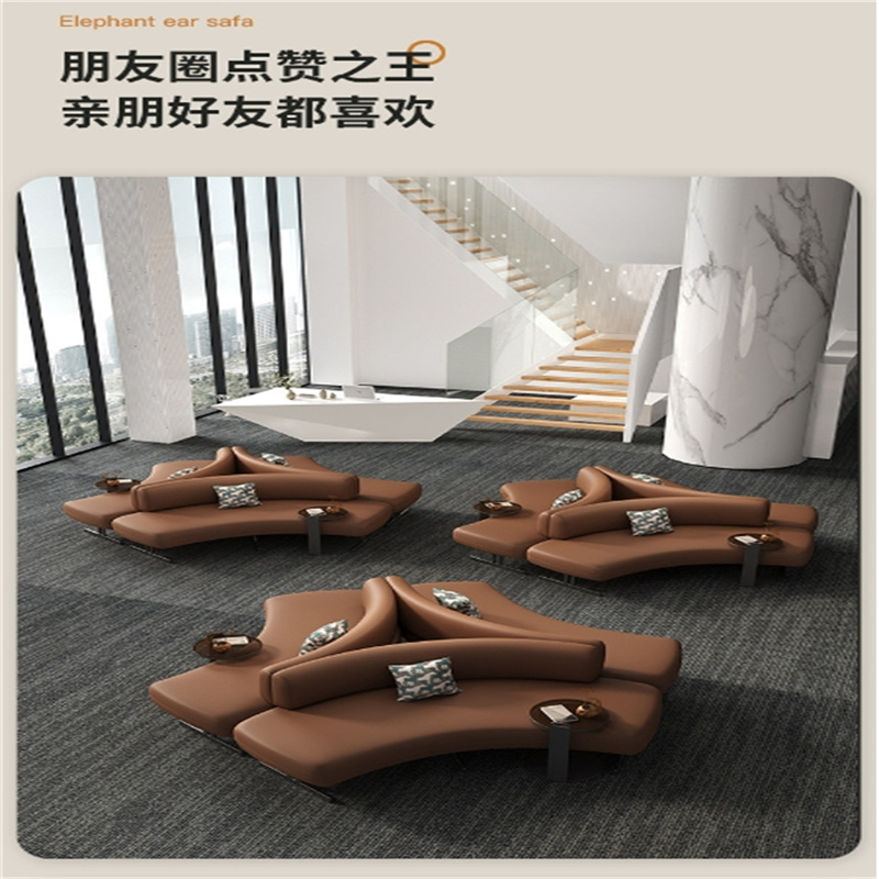 白寅 BY-KFSSF-001 200厘米长沙发 咖啡色(单位:张)