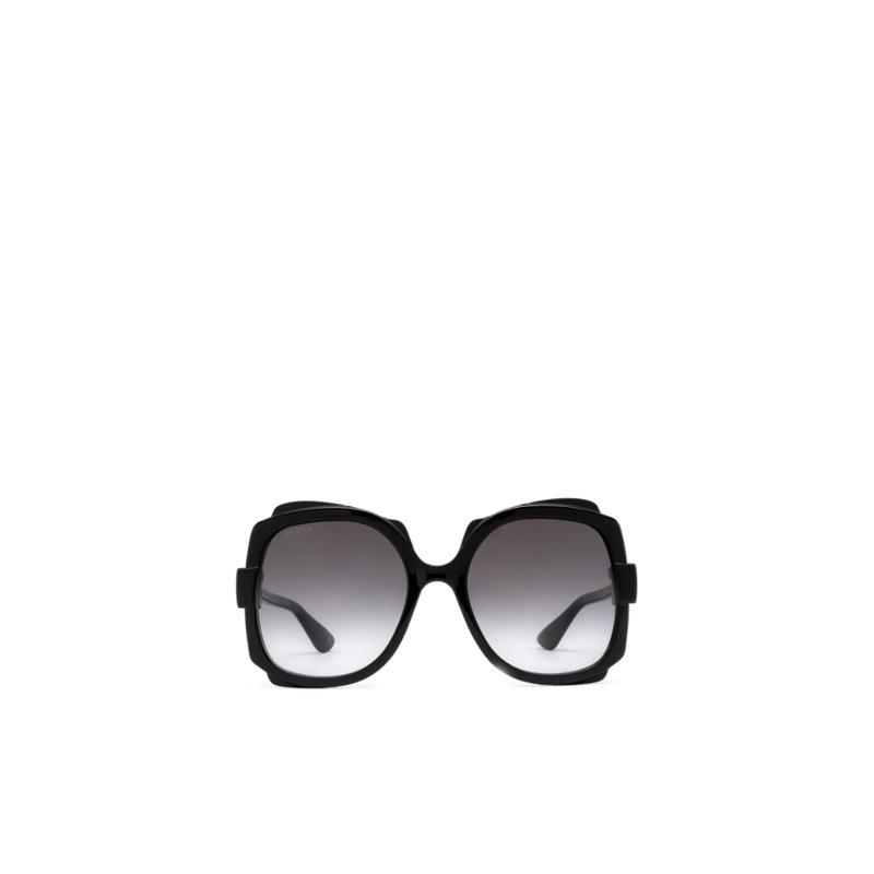 古驰(GUCCI)女士徽标装饰太阳镜时尚百搭配镜腿潮流休闲眼镜