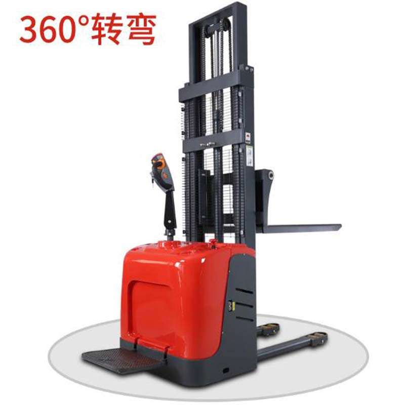 全电动液压堆高车电动叉车1吨2吨电瓶托盘升高装卸铲车堆高机全电动