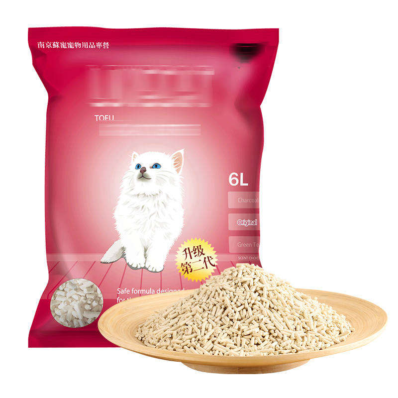 love cat爱宠爱猫猫砂豆腐砂原味豆腐猫砂结团除臭猫砂猫沙6L