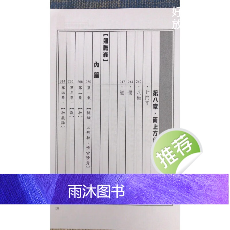 正版 神相照胆经[内外篇全书] 易天生 评注 心田高清大图