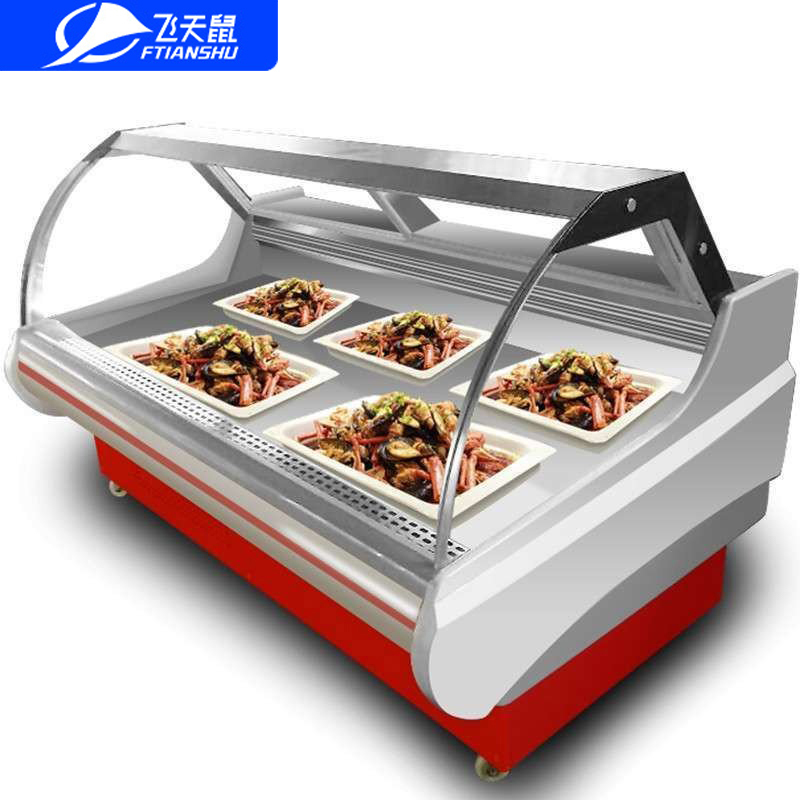 飞天鼠(FTIANSHU) 1.2米风冷熟食柜 鸭脖展示柜 卤菜猪肉卧式熟食柜冷鲜肉冷藏柜保鲜柜 商用展示柜 卧式冷柜