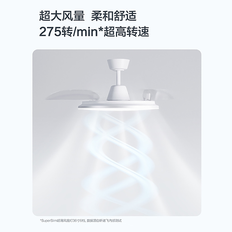 飞利浦 SuperSlim超薄风扇灯36寸可调节色温 含遥控